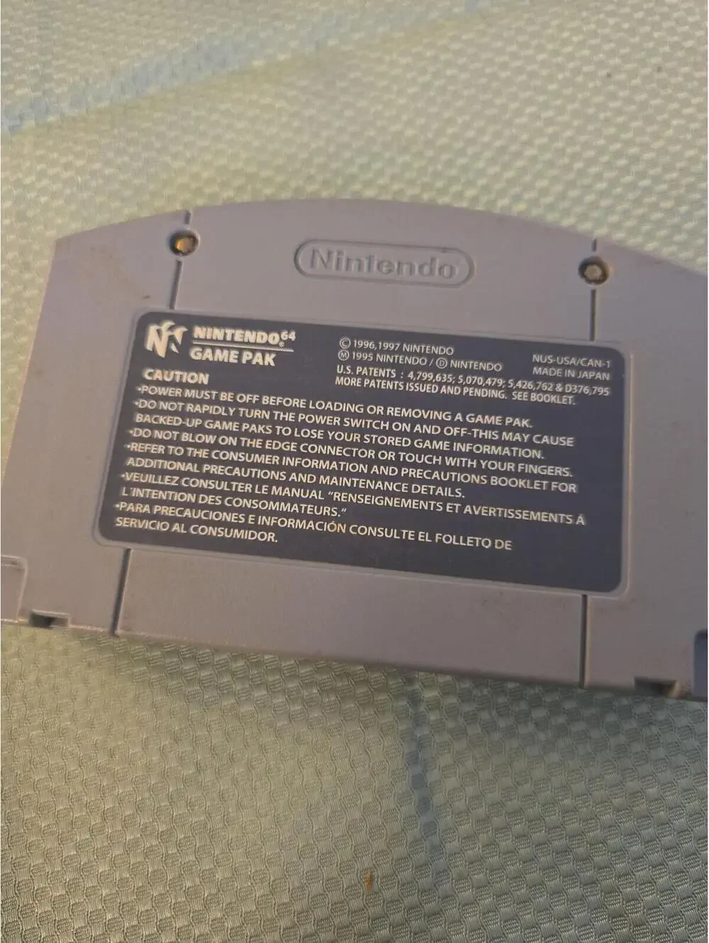 Wipeout 64 - Nintendo 64 (N64) Original Game Cartridge
